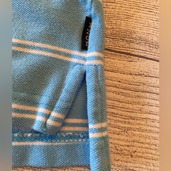 Izod Blue Stripes Shirt - Picture 6 of 8